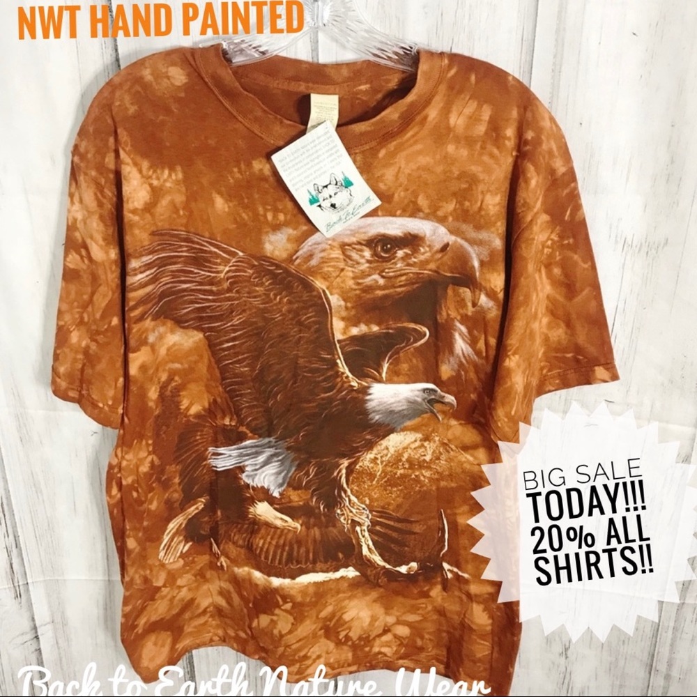 Back to Earth Nature Wear Hand Dyed Graphic Tee